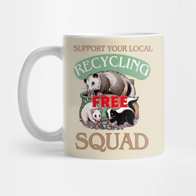 Support your local free recycling squad by Jam3x